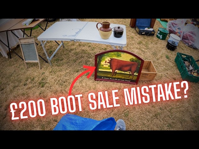 You Can't Win It All at The Car Boot Sale!