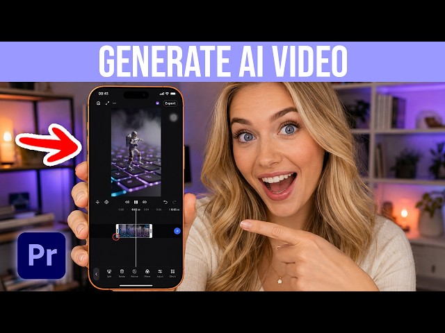 How To Generate AI Video In Premiere Mobile App