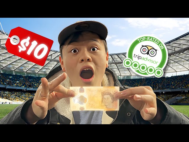 I spend ONLY £10 for the BEST seat in a FOOTBALL MATCH