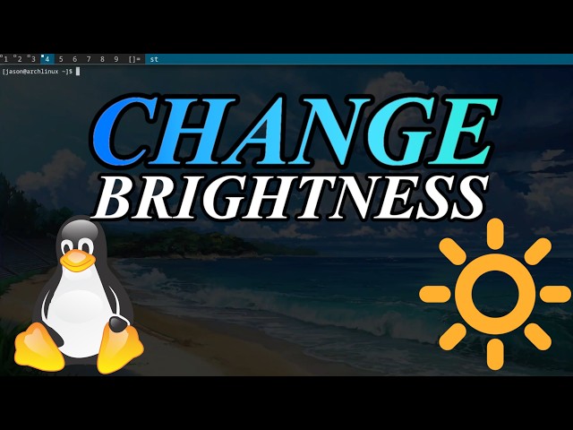 Change your brightness from the terminal! 😮