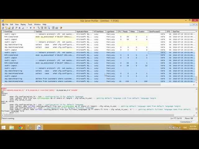 SQL Server - How to use SQL Profiler | FoxLearn