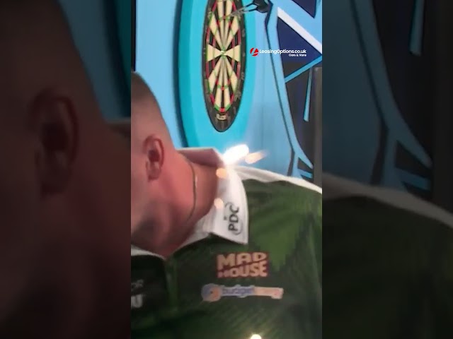 144 CHECKOUT TO WIN FROM JOSH ROCK! 🤯 #darts #shorts
