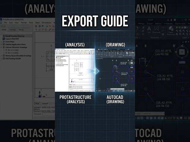 How to Transfer Protastructure Designs to AutoCAD