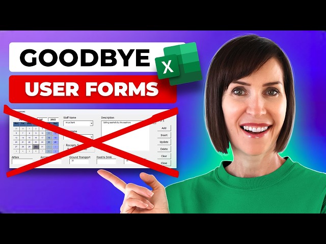 EASIEST Excel Data Entry Form in 2026 | No VBA Required
