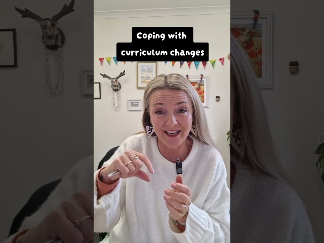Coping with curriculum change. A wee thought.  #nzteacher #curriculum #nzeducation
