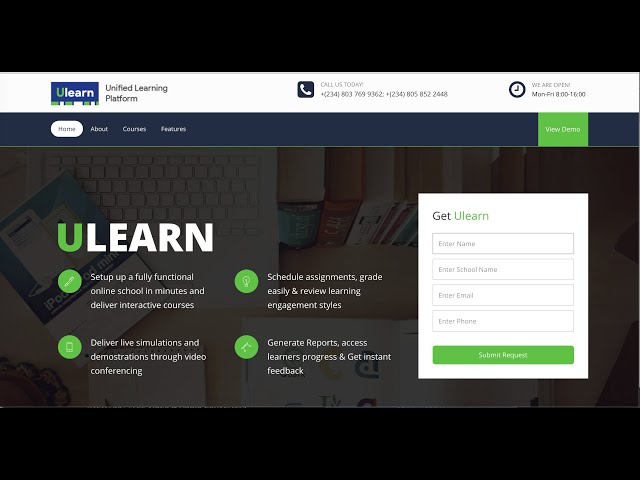 Unified Learning Platform (ULearn) Overview