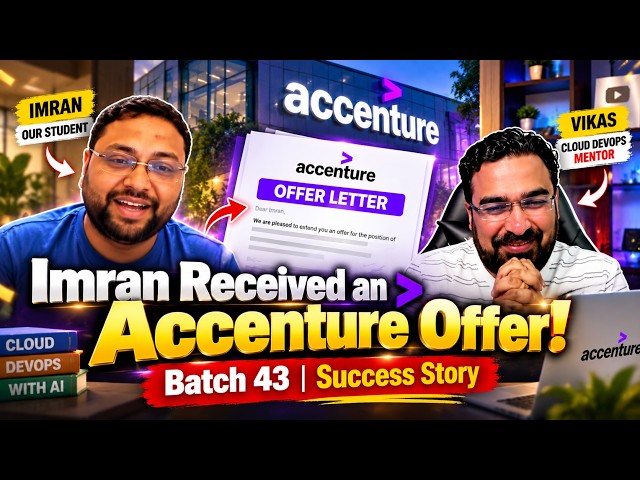 Imran Received an Accenture Offer! 😱 | Batch 43 Success Story