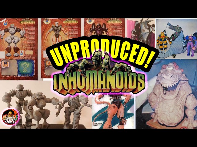 Unproduced INHUMANOIDS Action Figures!