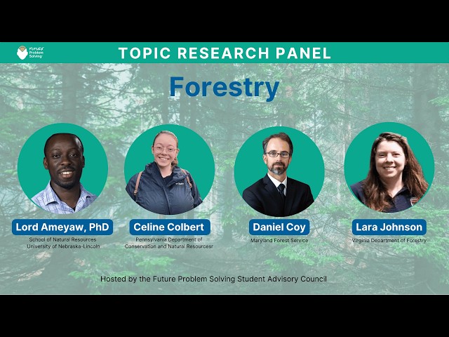 #forestry experts discuss #sustainability #industry and #jobs | Topic Research Panel | 2026