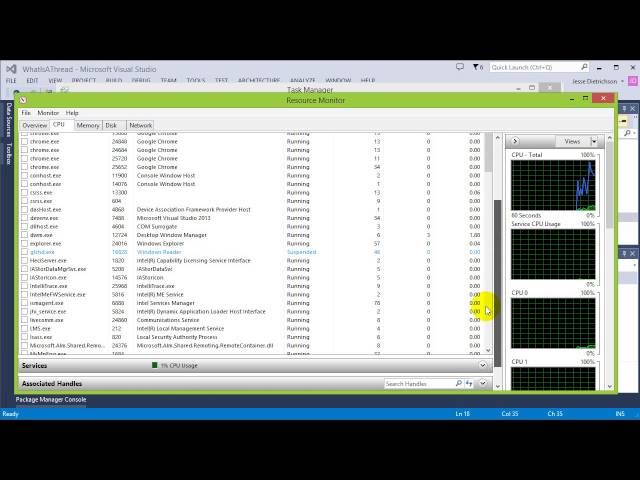Asynchronous Programming using C#: Lesson 1 - What is a thread?