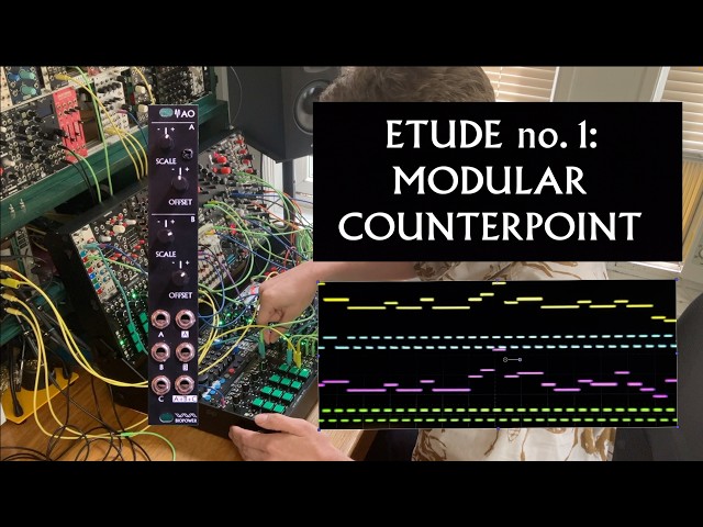 Generative Counterpoint on Modular Synth: CEREBELLUM and AO Etude no. 1