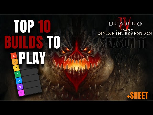 Top 10 Builds to Play in Season 11 Diablo 4