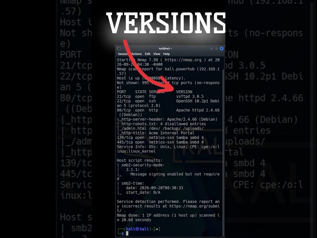 You're using nmap WRONG