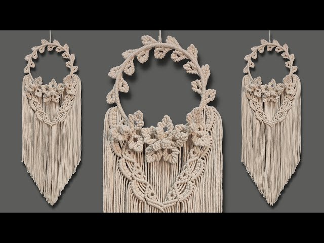How to Make Macrame Hoop Wall Hanging | Macrame Wall Hanging Tutorial