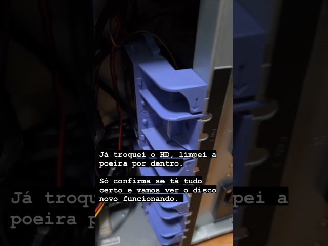 Trocando o disco de servidor do meu Homelab