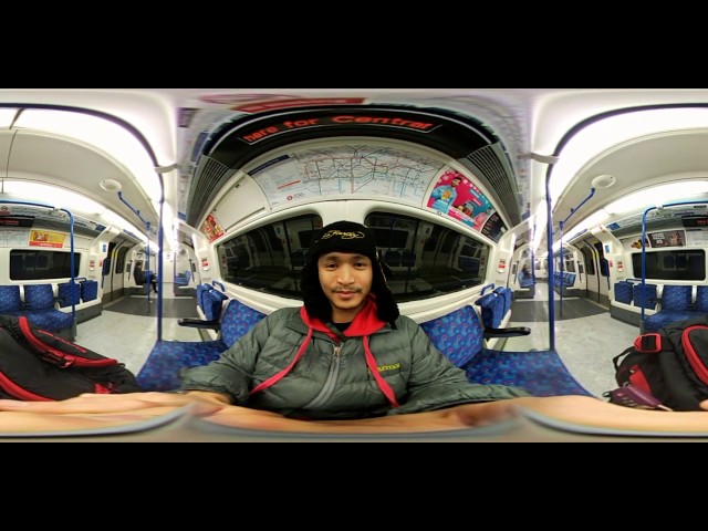 What it feels to catch a London tube - LG 360 Cam style