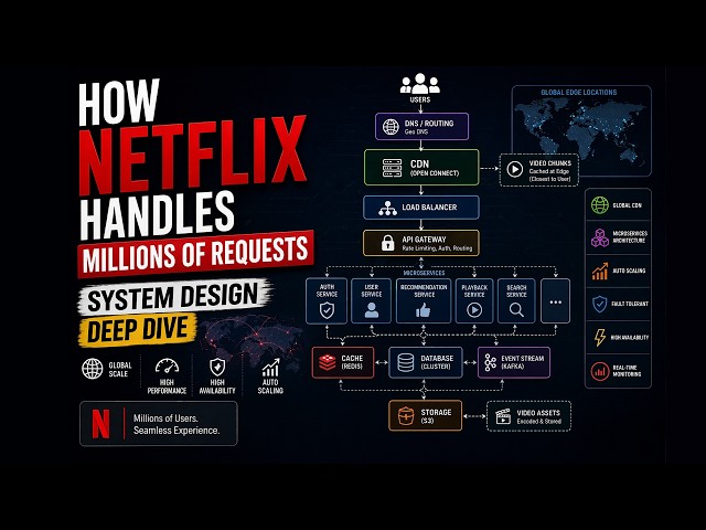 How Netflix Handles Millions of Requests (System Design Deep Dive)