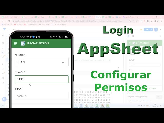 Configuring User Permissions in AppSheet via USER SETTINGS
