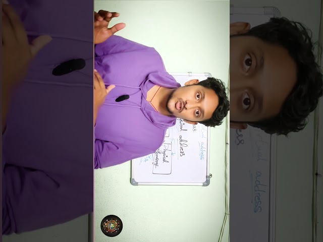 Difference between logical address and physical address in os in Telugu #os #logicaladdress