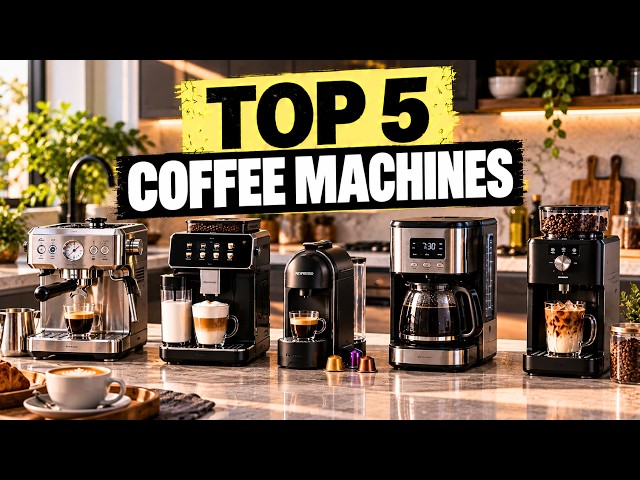 Top 5 BEST Coffee Machines for Your Home in 2026 (Don’t Waste Your Money!)