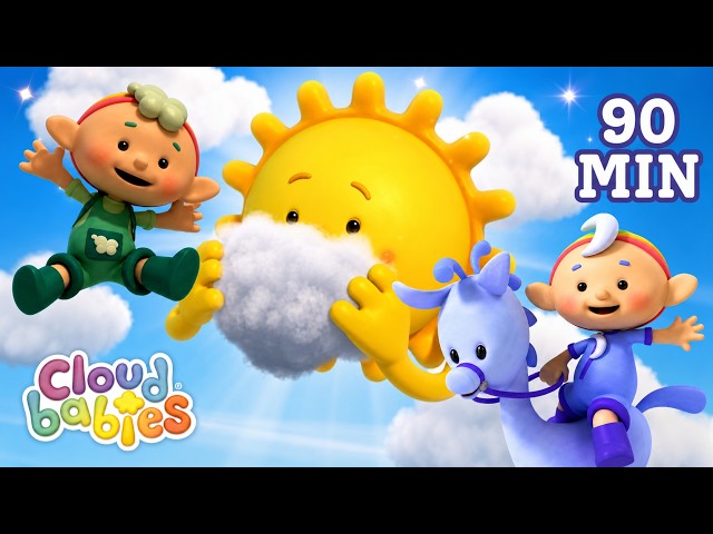 Hide, Bounce & Play! 🌈 | Cloudbabies Cartoons for Toddlers