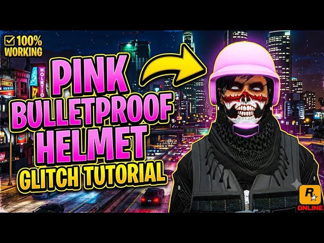 *UPDATED How To Get The Pink Bulletproof Helmet In GTA 5 Online!