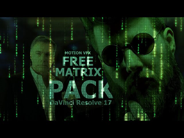 Should you get the FREE MotionVFX Matrix Pack for Davinci Resolve