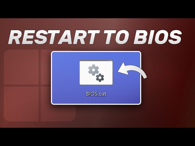 How To Restart To BIOS On Windows 10/11 Easily!