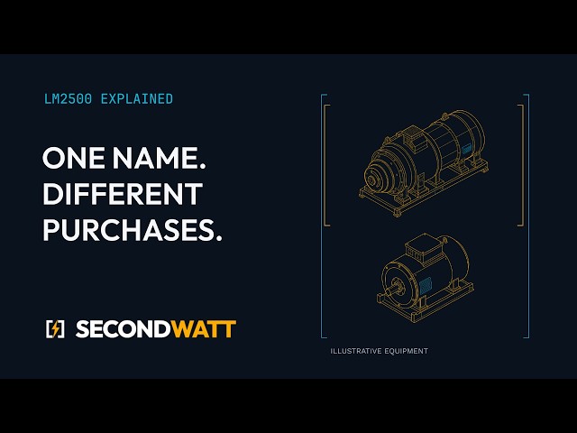 GE LM2500 Gas Turbine Explained: One Name. Different Purchases