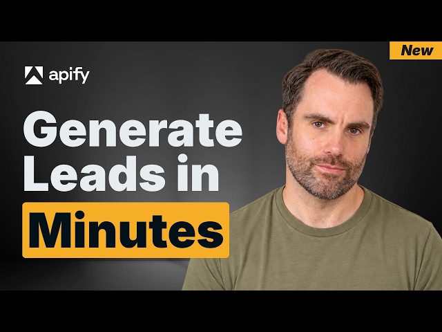 Apify Tutorial: How to Find B2B Leads in Minutes Using AI