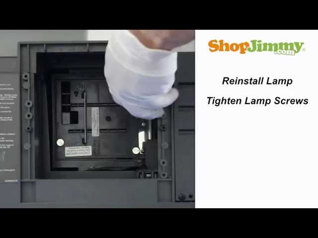 Mitsubishi 915P020A10 Lamp Replacement Guide for DLP TV