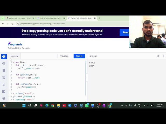 Encapsulation In Python