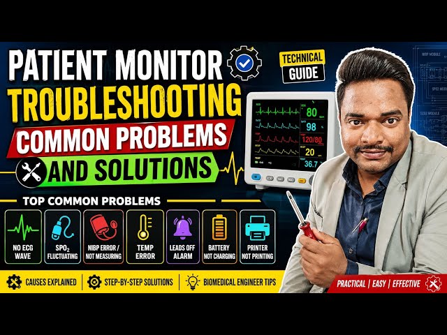 Patient Monitor Troubleshooting Guide 🔧 | Common Problems & Solutions | Biomedical Engineering