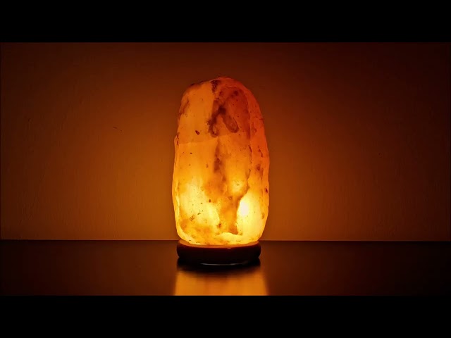 Soothing Glowing Salt Lamp – Relax & Sleep Better with Warm Ambient Light 🌙