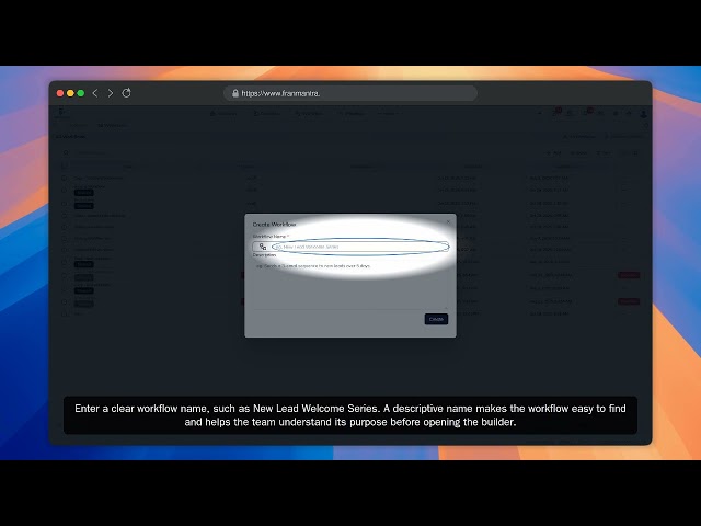 How to Create a Workflow in CRM | FranMantra