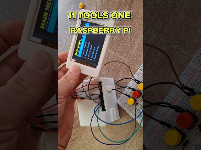 I turned a Raspberry Pi 4 into a portable control center!