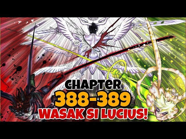PATAY NA SI LUCIUS!!! PANALO SI ASTA AT YUNO!!! Black Clover Chapter 388-389 Full Tagalog Review