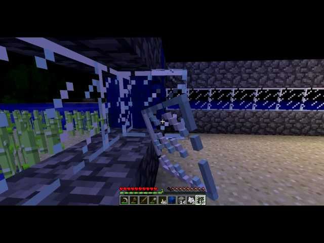 Lets Play MineCraft! Eps.2- Mining-Building house Pt 1/3