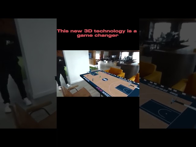 This New 3D Technology is a Game Changer // VR #shorts  #science #cool3dprints #3dmodels #nba