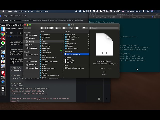 10 Elegant Python One Liners