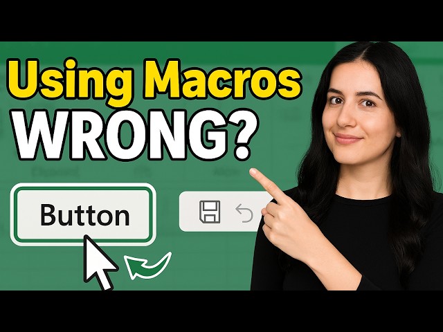 Are You Using Excel Macros WRONG? Record & Add Them to Buttons in Minutes!