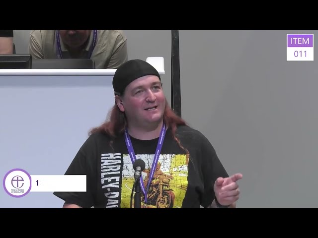 Robb Sutherland's Speech about LInC Funding at General Synod July 5th 2025