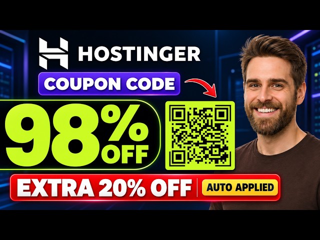 Hostinger Coupon Code 2026 | Get EXTRA 20% OFF Instantly — AUTO APPLIED