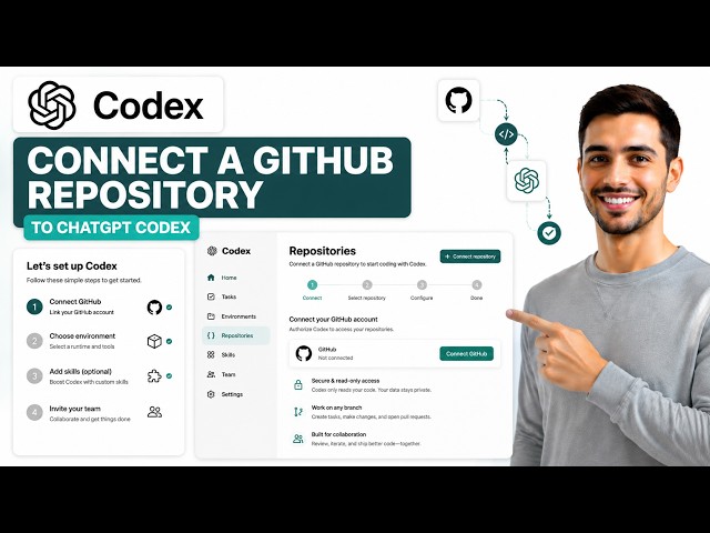 How To Connect A GitHub Repository To ChatGPT Codex (Full Guide)