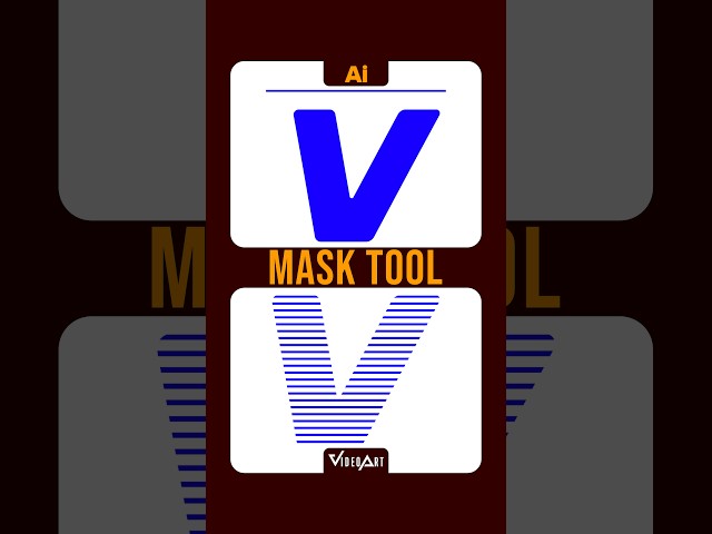 Mask Tool in Illustrator #091