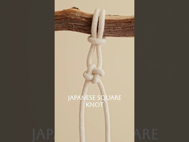 Square Knot (japanese) #macrametutorial #macrame #diy #knot #handmade #tutorial #squareknot #knotted
