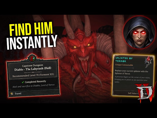 Diablo 4 - How to farm Diablo Capstone FAST AF
