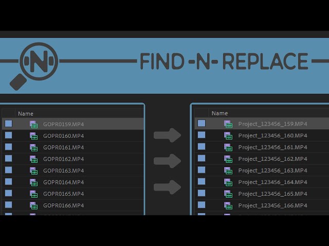 Find N Replace - Tutorial