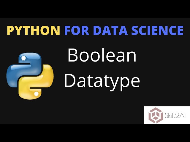 Python Datatypes: Boolean | AND OR NOT XOR | Python for Data Science