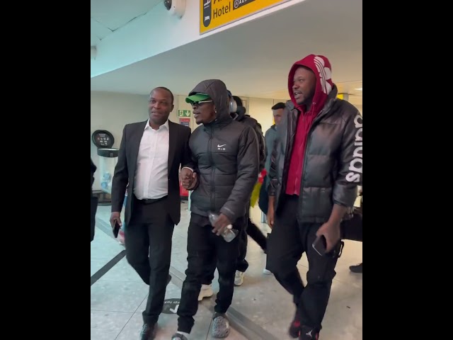 Shatta Wale arrives in London for 02 arena concert